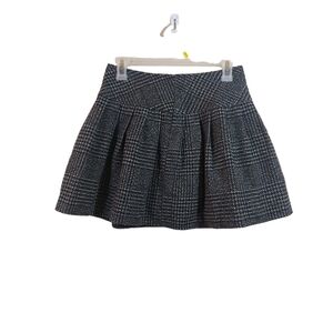 Chou Yatou Ladies Plaid Casual Mini Skirt- size XS